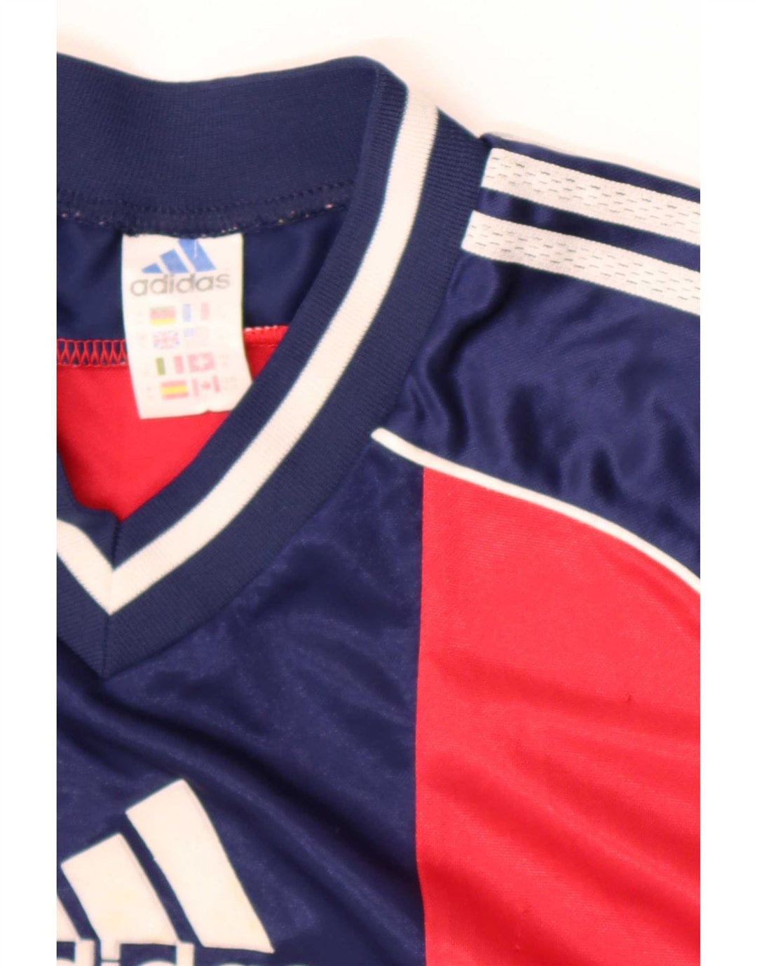 Ανδρικό γραφικό T-Shirt Adidas Top XL Red Colorblock Πολυεστέρας