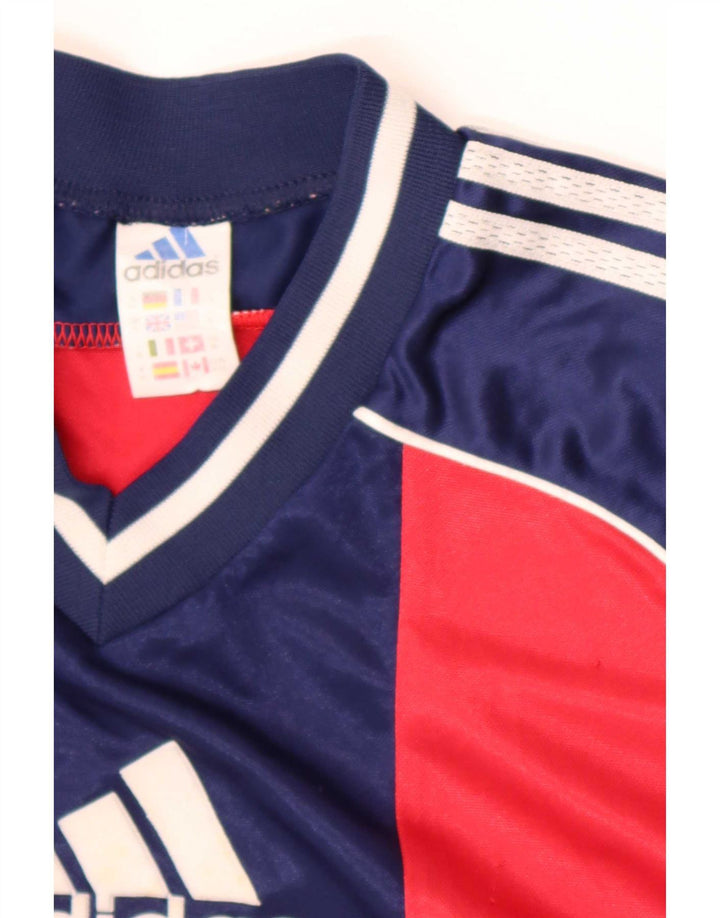 Ανδρικό γραφικό T-Shirt Adidas Top XL Red Colorblock Πολυεστέρας