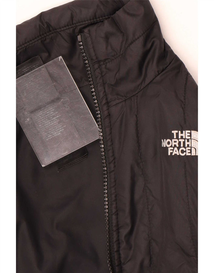 The North Face γυναικείο padded Jacket UK 12 Medium Black Nylon