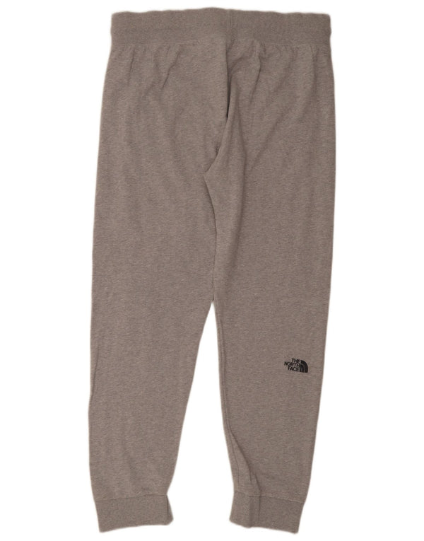 The North Face Mens Tracksuit Trousers Joggers XL Grey Flecked Cotton