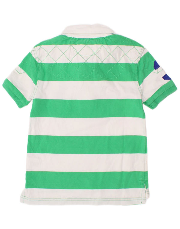 Polo Ralph Lauren Boys Graphic Rugby πουκάμισο 3-4 ετών, πράσινο ριγέ βαμβακερό