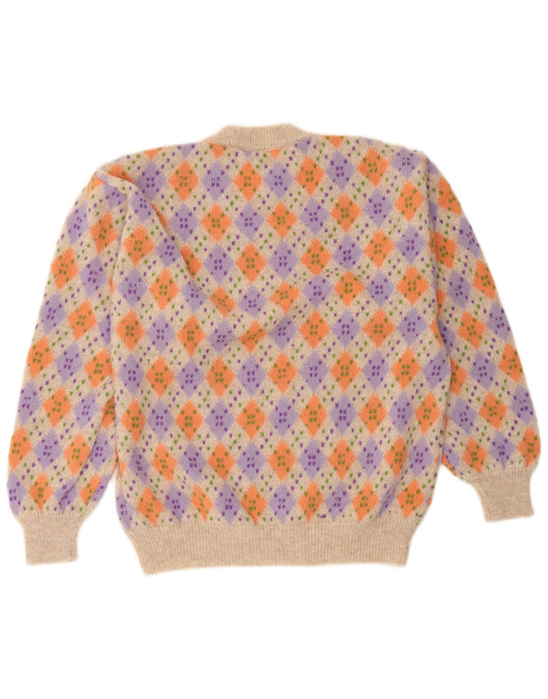 Ανδρικό πουλόβερ Benetton Crew Neck Jumper IT 48 Medium Πολύχρωμο