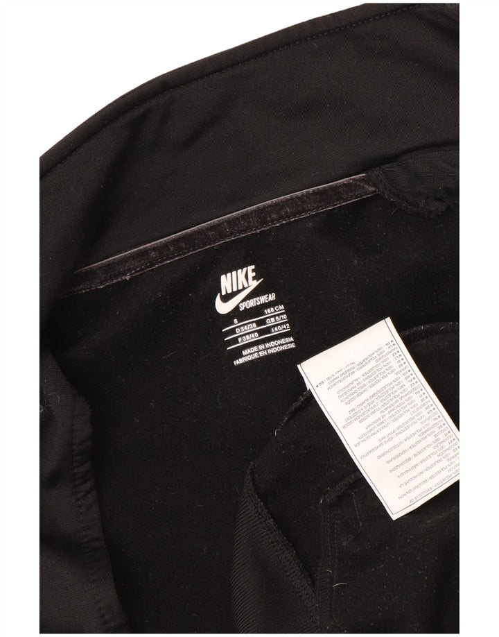 Γυναικεία αθλητική φόρμα Nike Top Jacket UK 8/10 Small Black Polyester