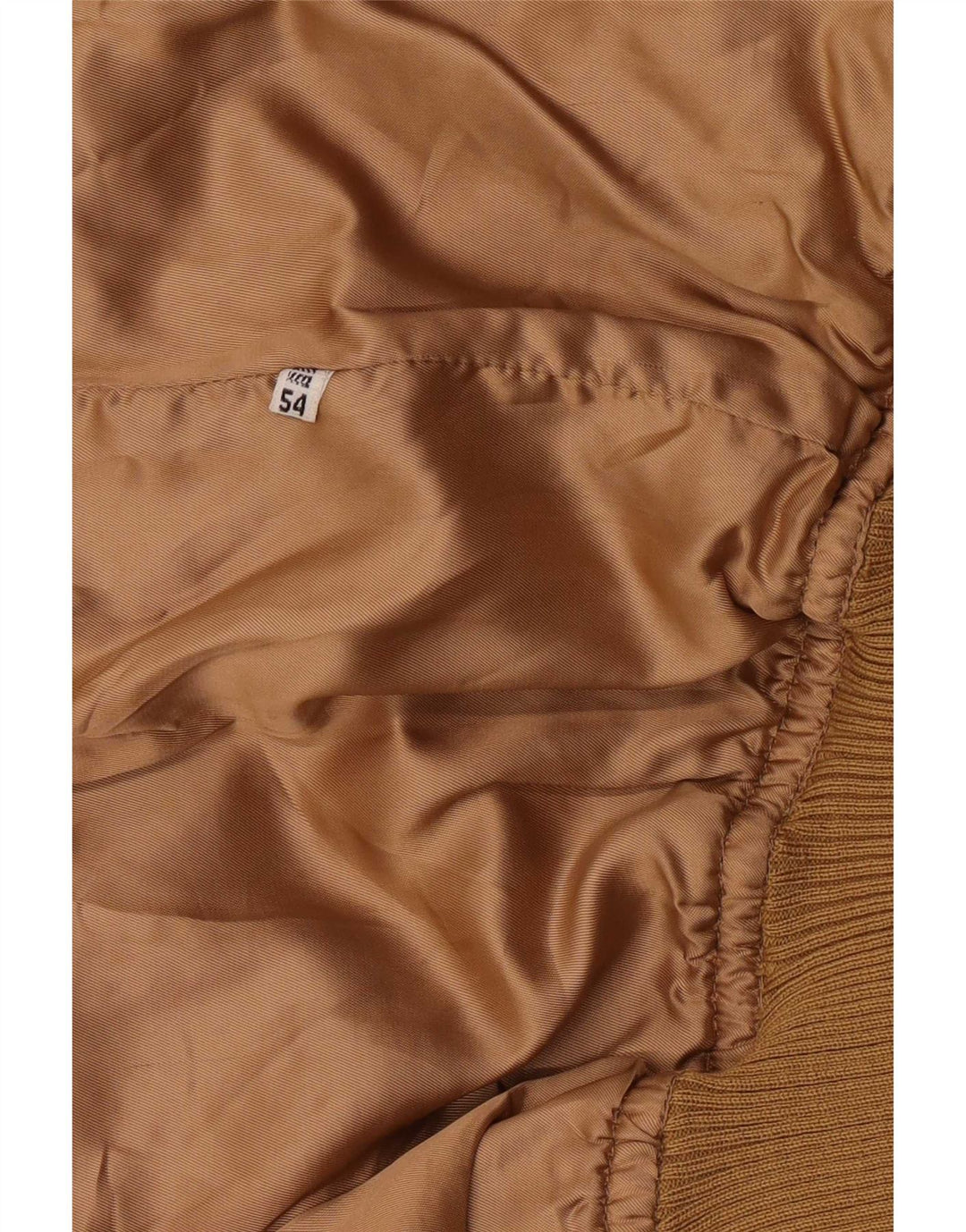 Vintage Ανδρικό Suede Bomber Jacket IT 54 2XL Καφέ Ρετρό