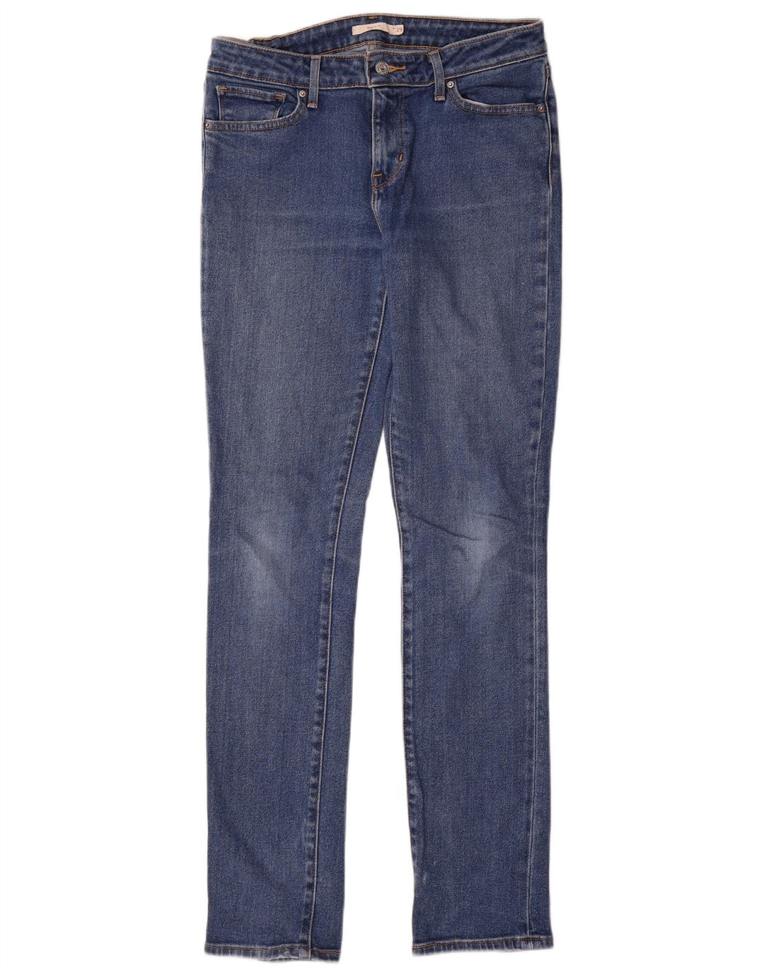 Levi's Womens 712 Slim Jeans W29 L32 Blue Cotton