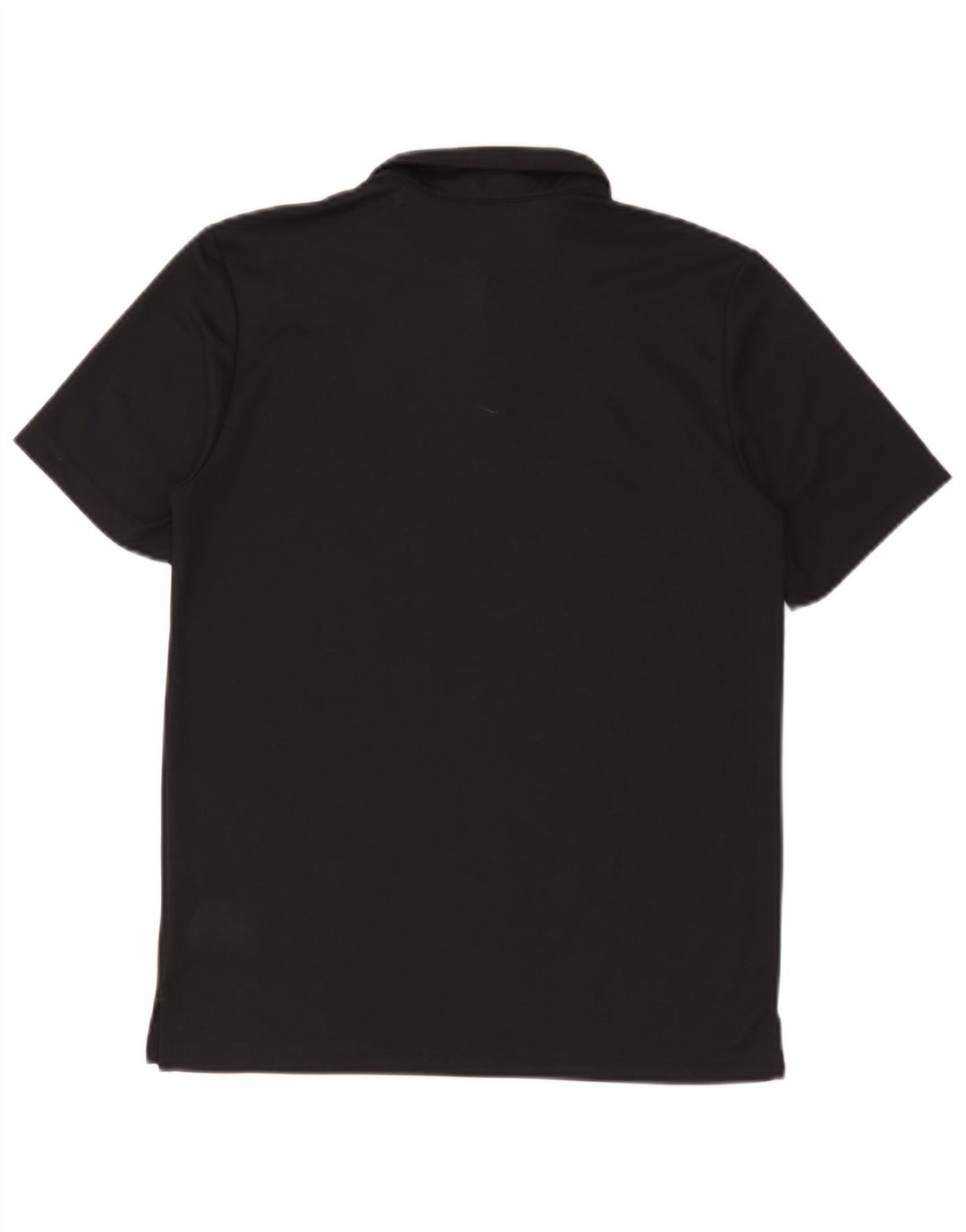 Adidas Boys Climalite Polo Shirt 13-14 Years Black Polyester