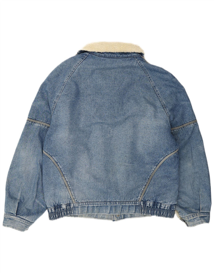 VINTAGE Ανδρικό Τζιν Σέρπα Μπουφάν UK 42 XL Μπλε