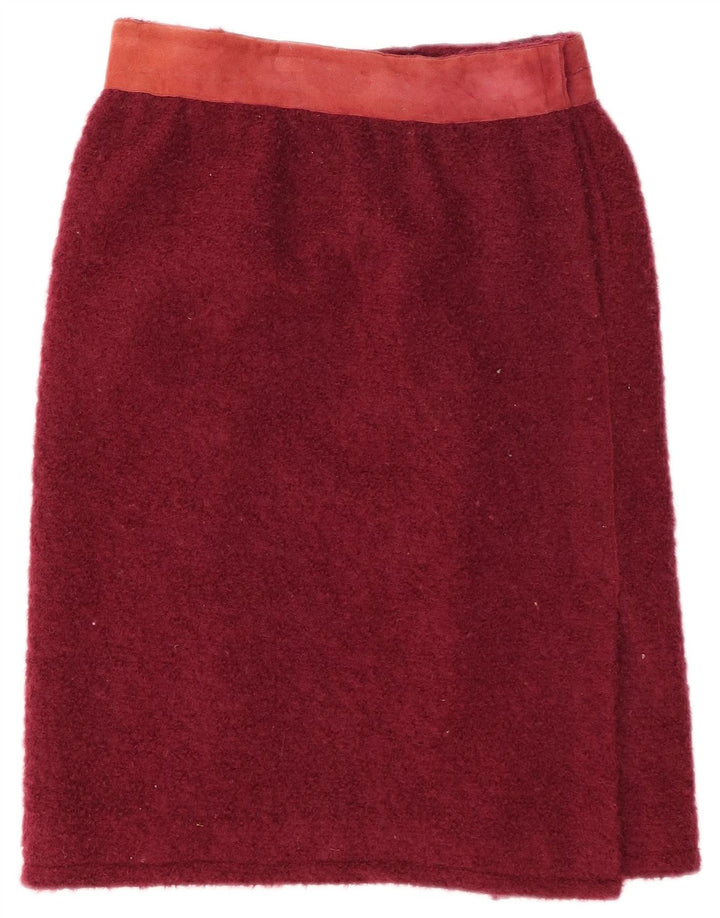 Alberta Ferretti Γυναικεία ίσια φούστα W30 Medium Burgundy