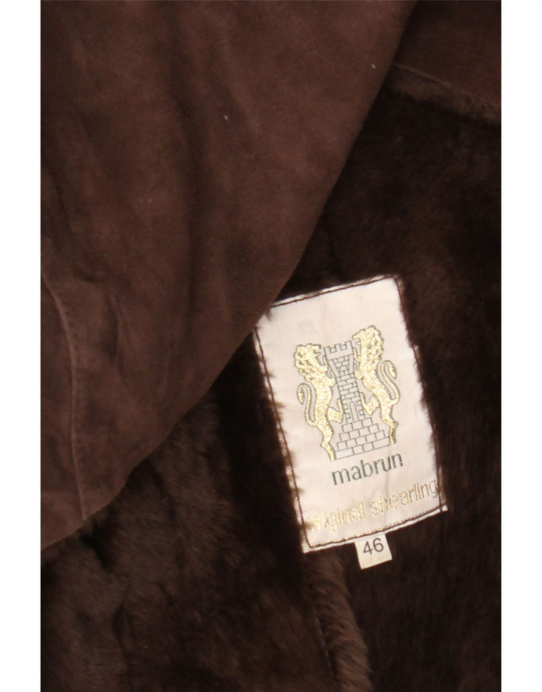 Γυναικείο παλτό Mabrun Shearling IT 46 Large Brown Shearling