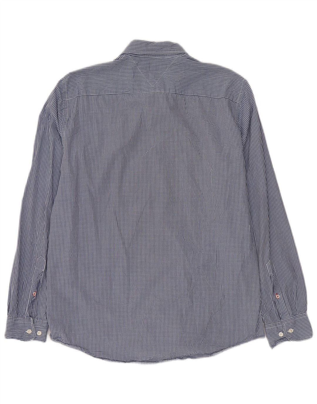 TOMMY HILFIGER Ανδρικό πουκάμισο με κανονική εφαρμογή μεγάλο μπλε βαμβακερό Gingham