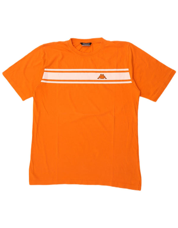 Kappa Ανδρικό T-Shirt Top 2XL πορτοκαλί βαμβακερό