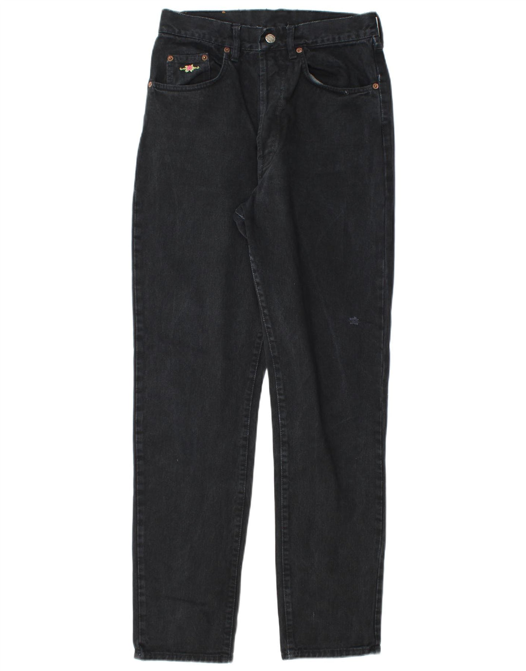 CHARRO Γυναικείο Tapered Jeans Μέγεθος 32 W32 L32 Μαύρο βαμβακερό