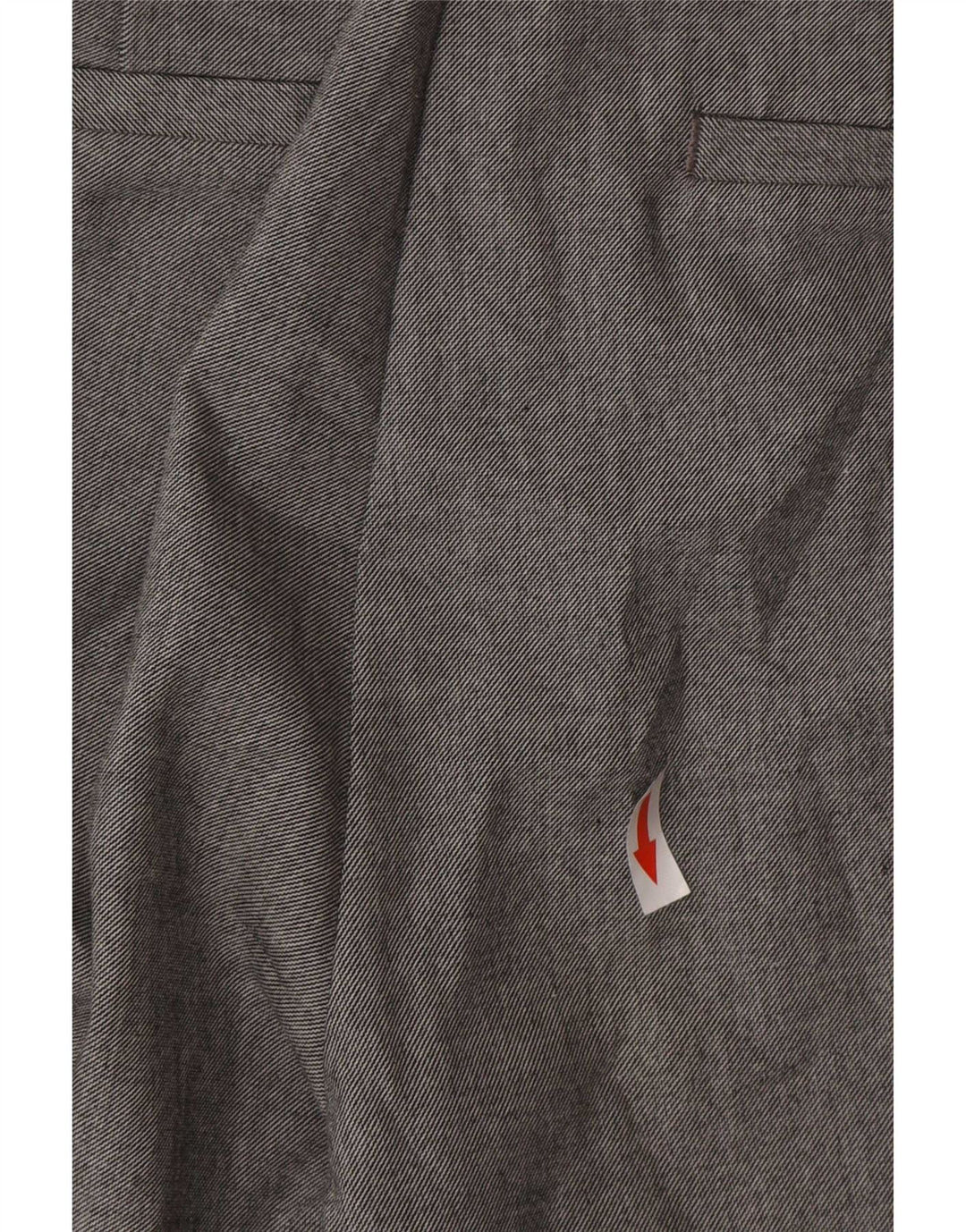 Zara Γυναικείο κωνικό παντελόνι Chino Medium W30 L28 Grey Check Polyester