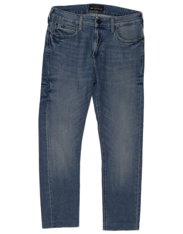 Lee Womens Malone Slim Jeans W30 L26 Blue Cotton