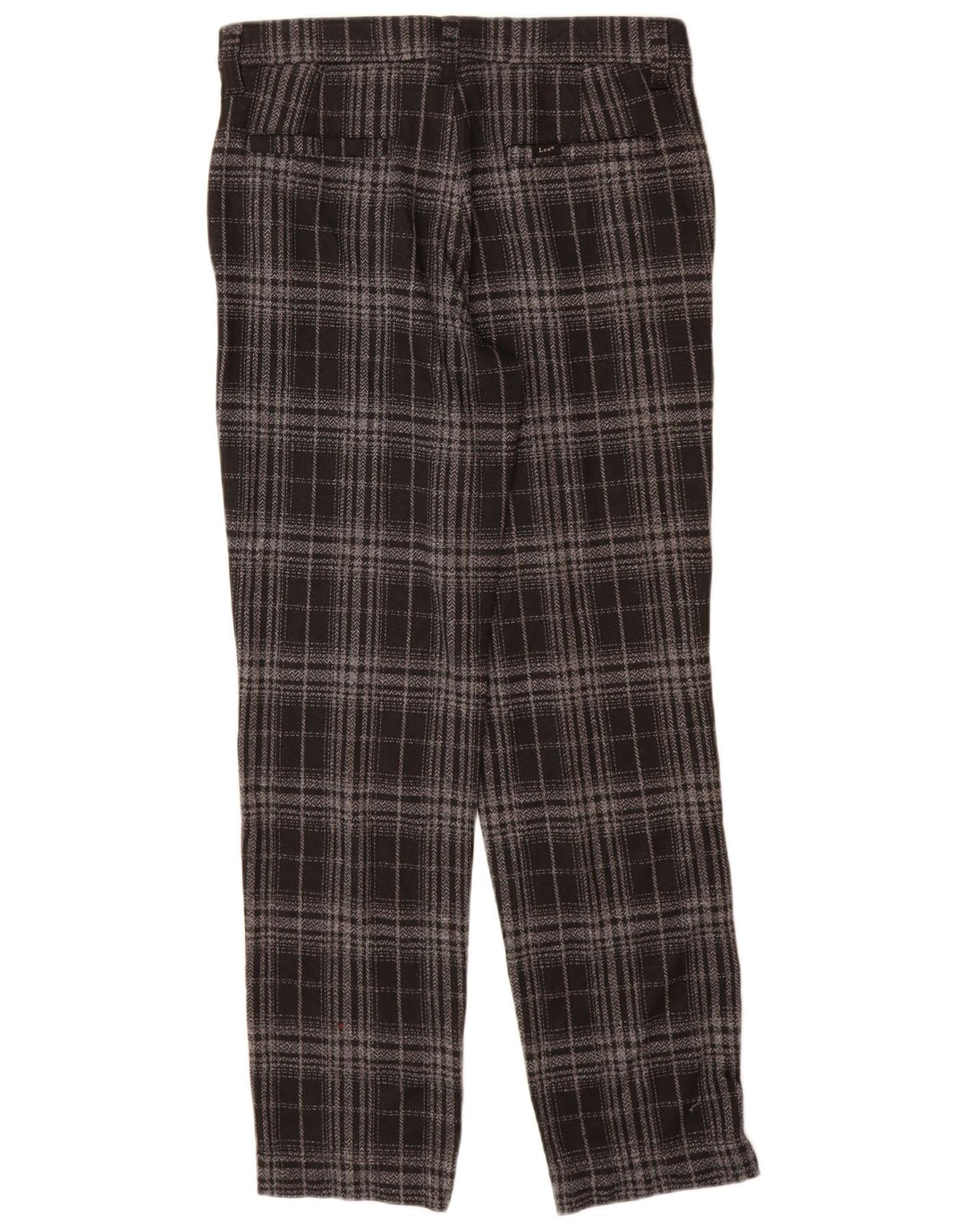 Lee Γυναικείο παντελόνι Chino US 10 Large W30 L30 Black Check Polyester