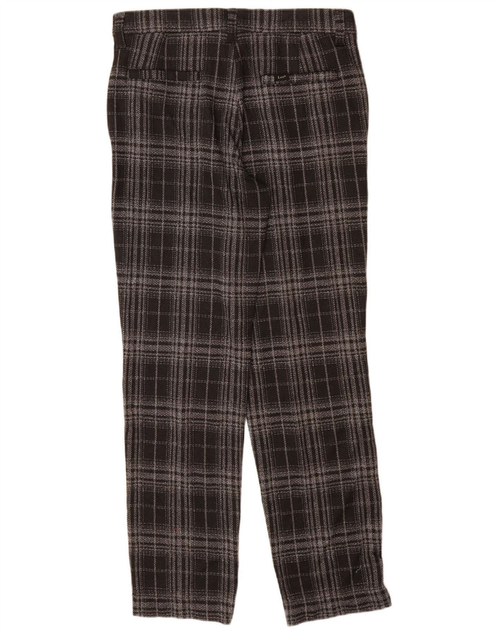 Lee Γυναικείο παντελόνι Chino US 10 Large W30 L30 Black Check Polyester