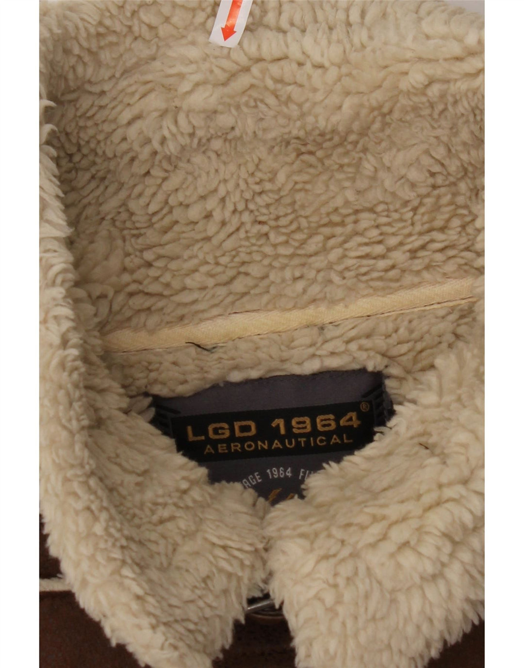 AERONAUTICA MILITARE Ανδρικό μπουφάν Sherpa Flight UK 36 Small Brown Polyester