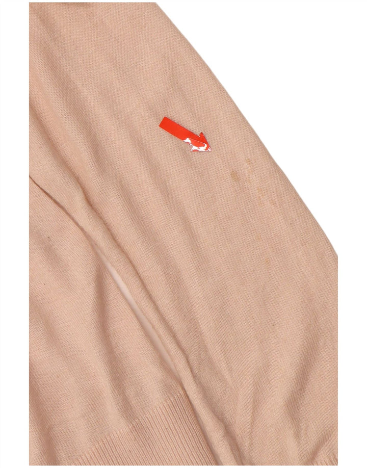 Γυναικείο πουλόβερ ZARA Ζακέτα UK 12 Βαμβακερό μεσαίο μπεζ