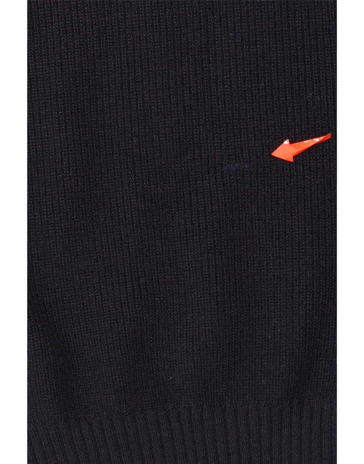 Explorer Ανδρικό πουλόβερ με λαιμόκοψη IT 50 Medium Navy Blue Wool