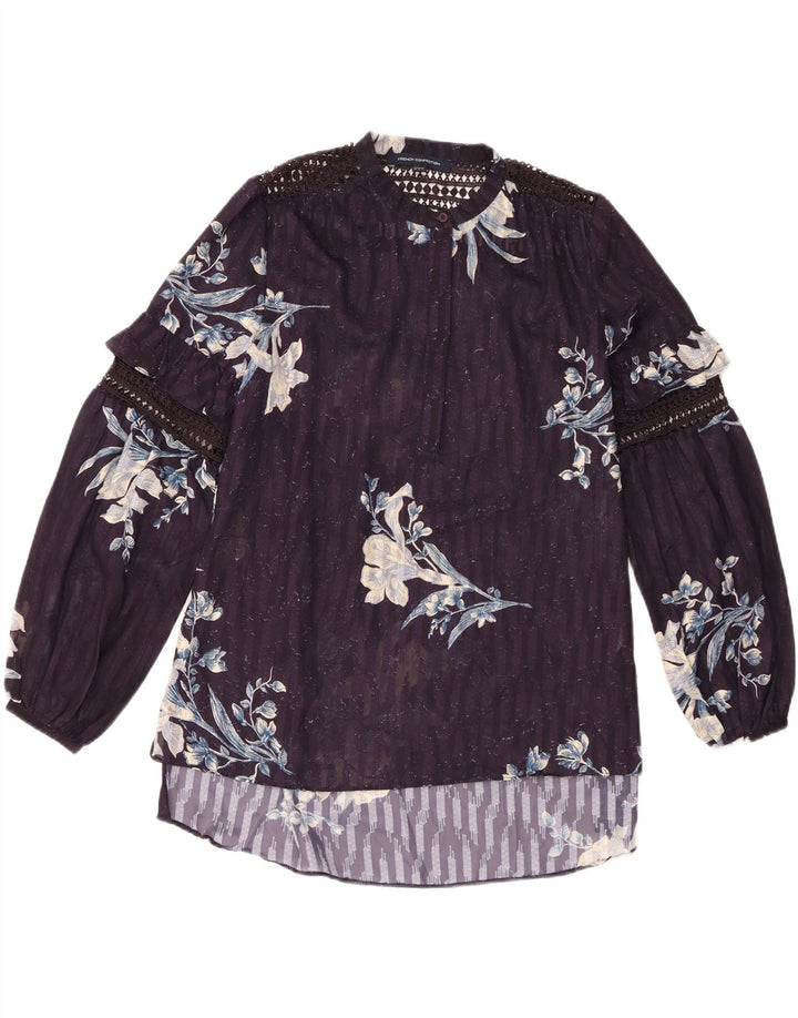Γυναικεία μακρυμάνικη μπλούζα French Connection Top UK 10 Small Navy Blue