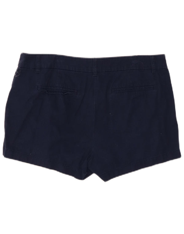 J. CREW Γυναικείο σορτς Chino US 12 Μεγάλο W34 Navy Blue από βαμβάκι