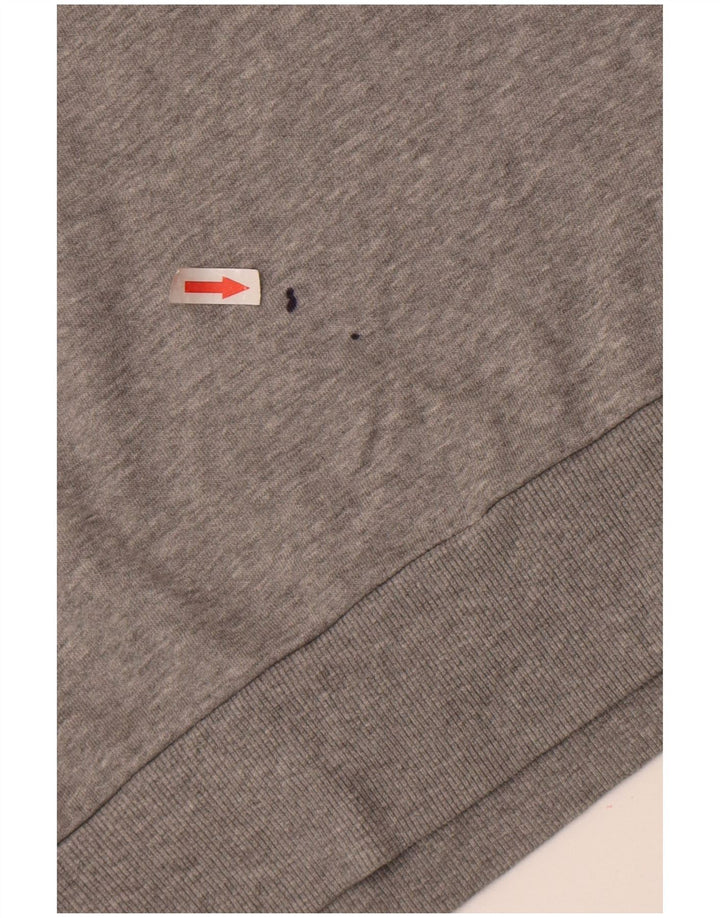 Jack & Jones Ανδρικό φούτερ με κουκούλα βαμβακερό μεσαίο γκρι