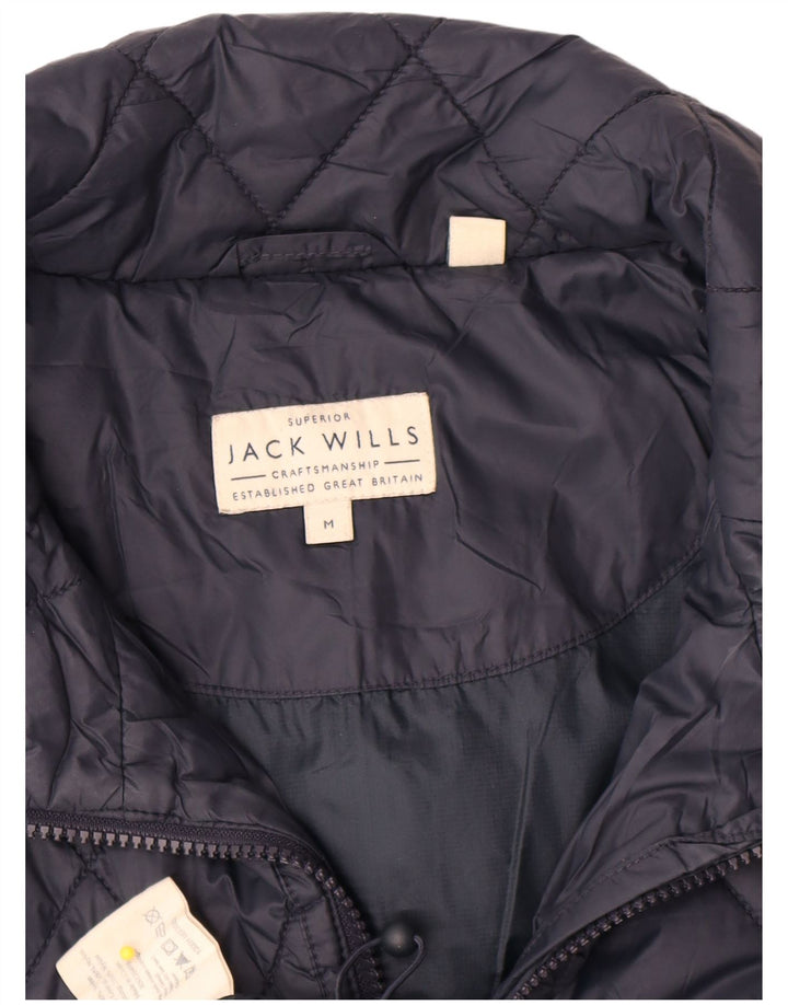 Jack Wills Ανδρικό καπιτονέ μπουφάν UK 38 Medium Navy Blue Nylon
