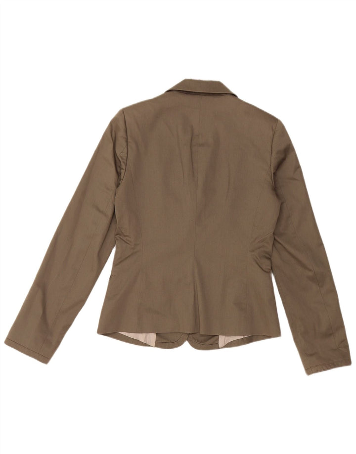 SISLEY Γυναικείο μπλέιζερ τζάκετ με 2 κουμπιά UK 8 Small Grey