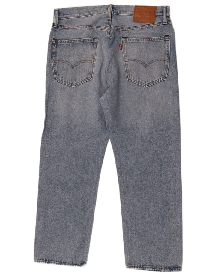 LEVI'S Ανδρικό τζιν 551 ίσιο W33 L27 Μπλε βαμβακερό