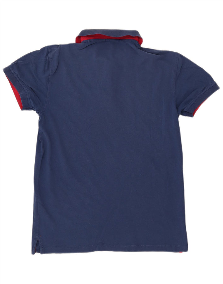 Ανδρικό μπλουζάκι πόλο GANT, μεσαίο μπλε, βαμβακερό