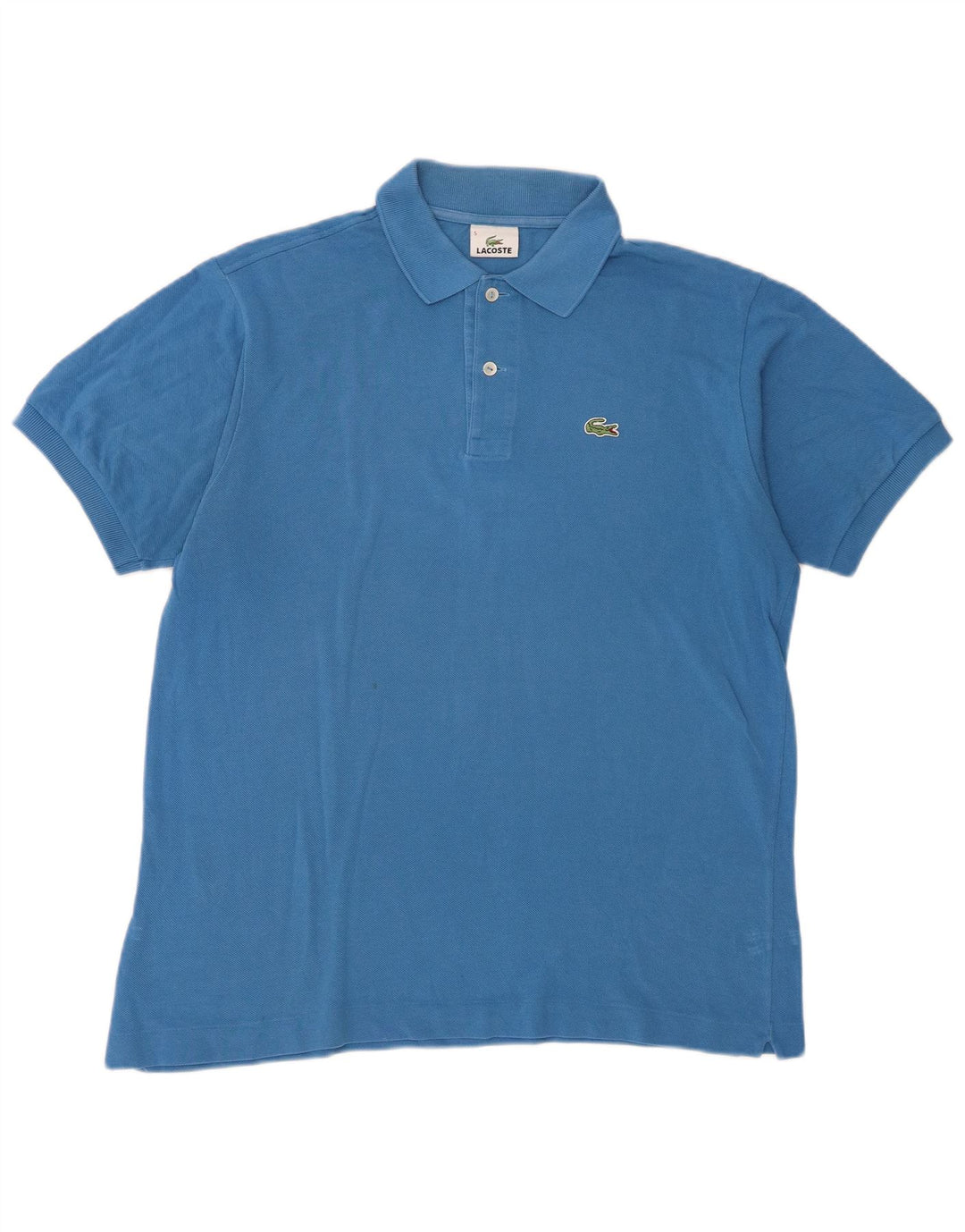 Ανδρικό μπλουζάκι πόλο Lacoste, μέγεθος 5, μεγάλο μπλε βαμβακερό