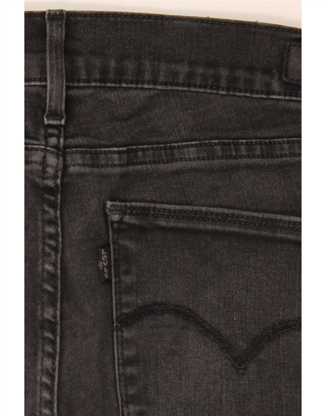 Γυναικείο Skinny Jeans Levi's W32 L32 Μαύρο βαμβακερό