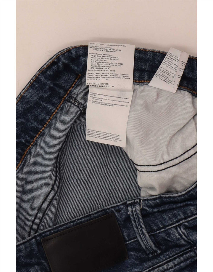 Ανδρικό τζιν Hugo Boss Slim W36 L32 Μπλε βαμβακερό