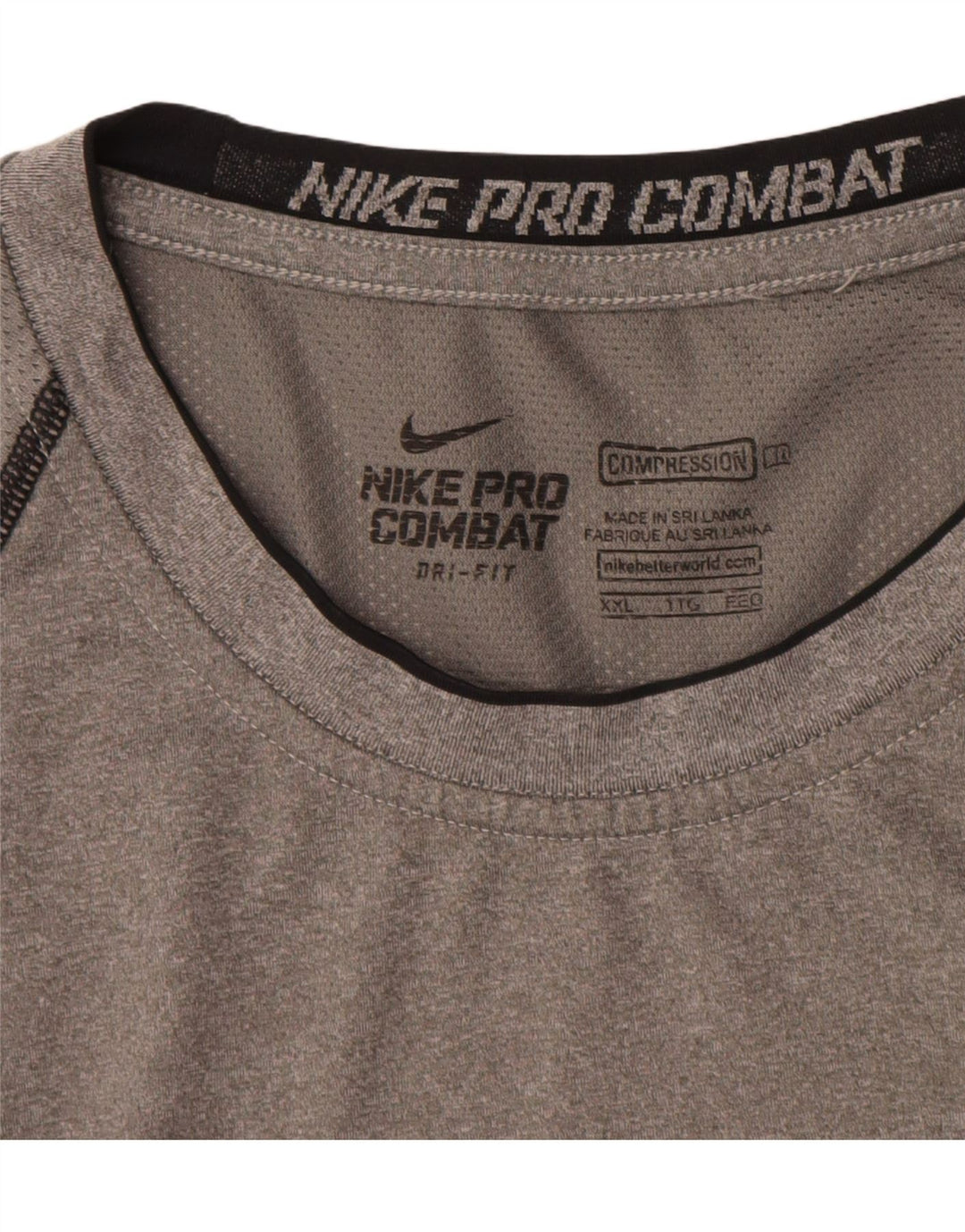 Ανδρικό γιλέκο συμπίεσης NIKE Top 2XL Grey Colourblock Polyester
