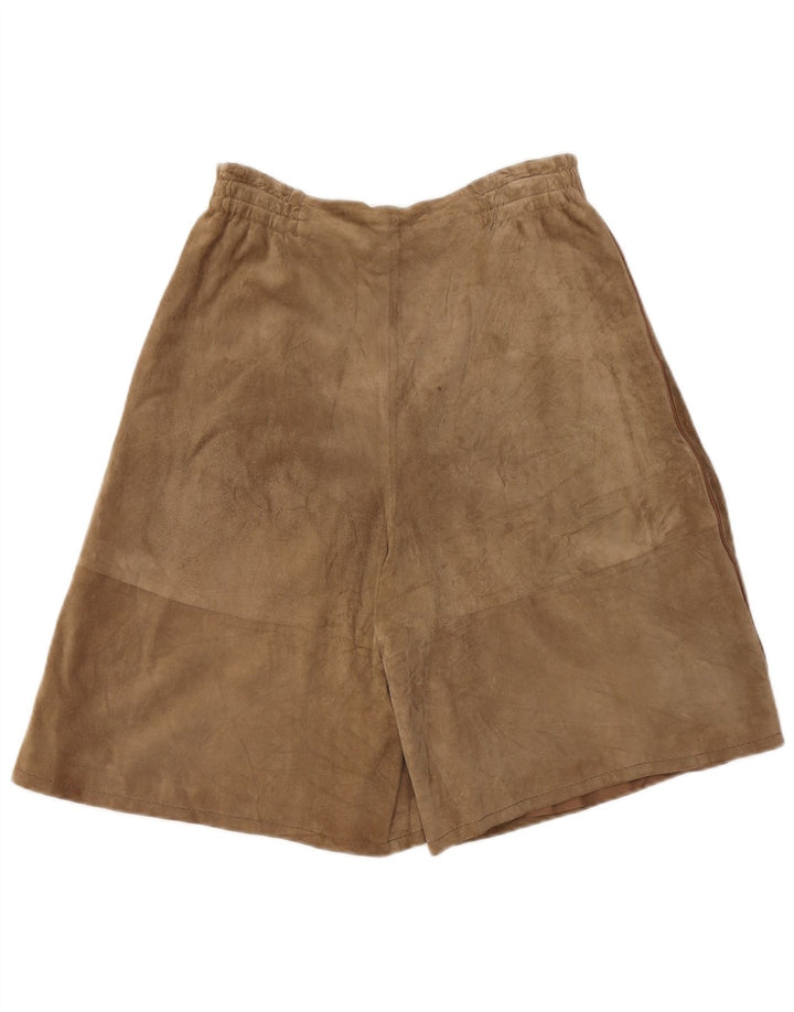 Vintage Γυναικείο Suede Σορτς Cullotes W28 Medium Beige