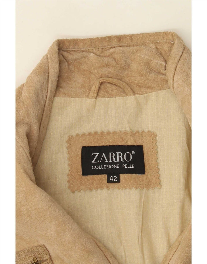 Zarro Γυναικείο Suede Jacket IT 42 Medium Beige Leather