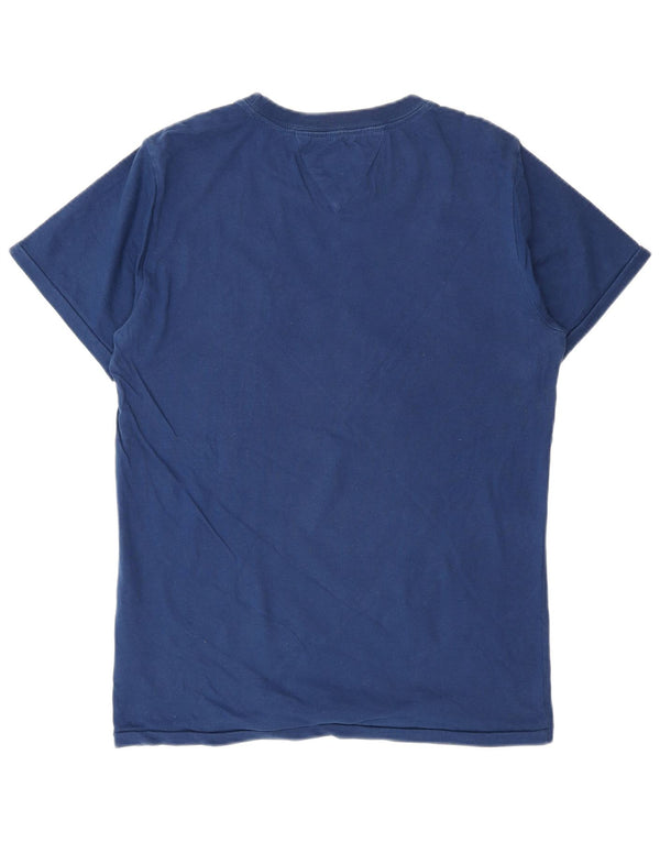 Tommy Hilfiger Boys Graphic T-Shirt Top 15-16 Years Navy Blue Cotton