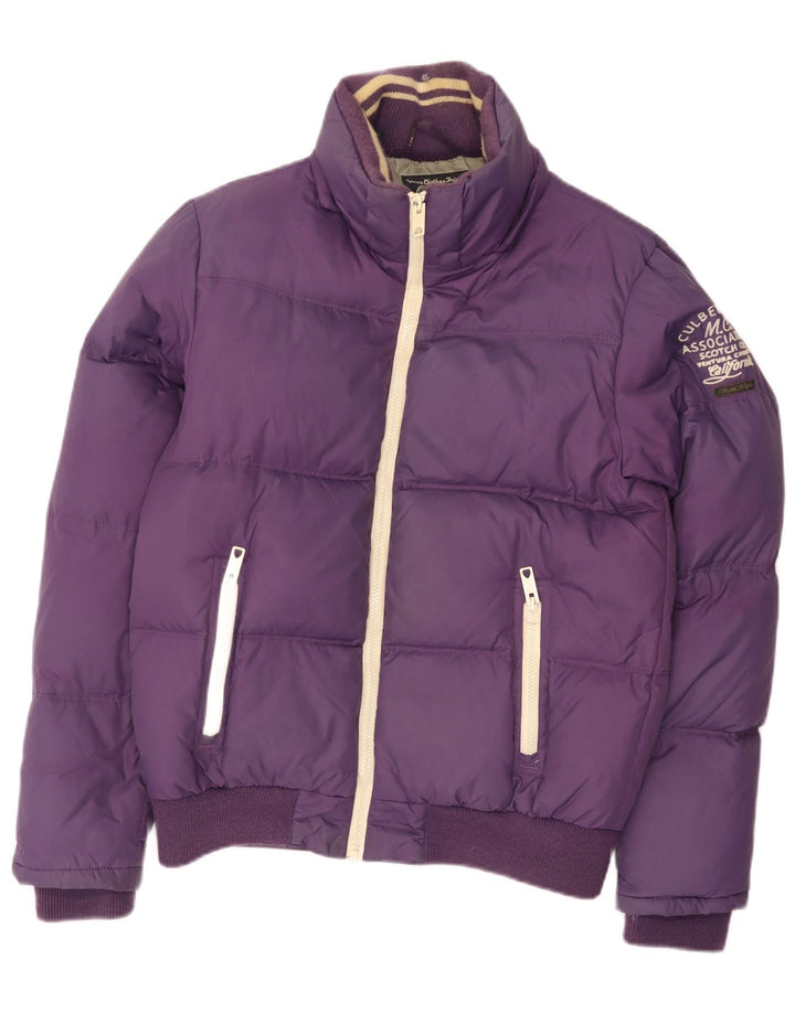 Γυναικείο μπουφάν με επένδυση Scotch & Soda UK 14 Medium Purple Nylon