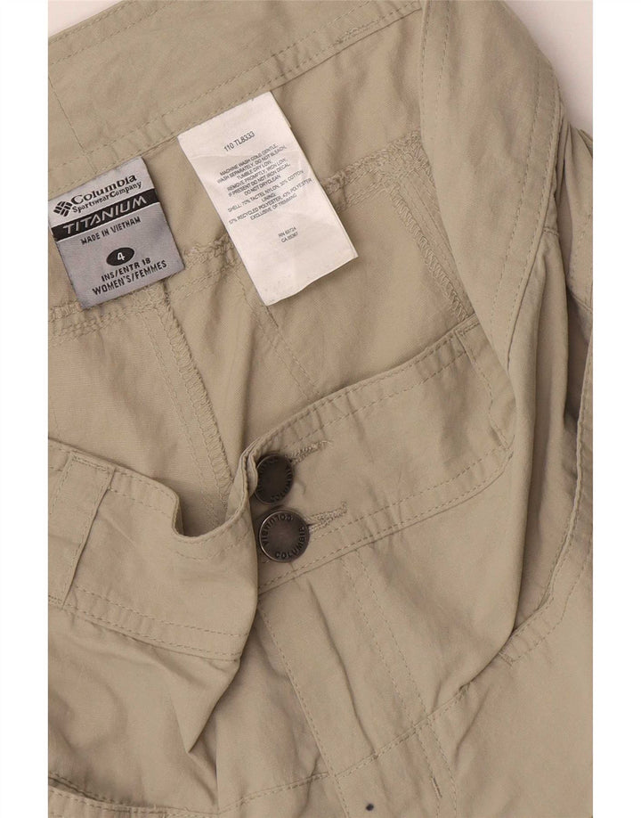Columbia Γυναικείο Σορτς Cargo Titanium US 4 Small W32 Μπεζ νάιλον