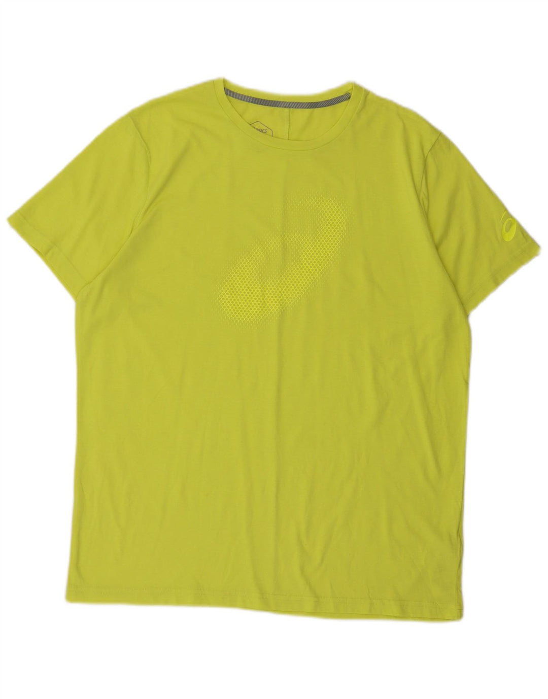 Ανδρικό γραφικό μπλουζάκι Asics Top XL Green Polyester