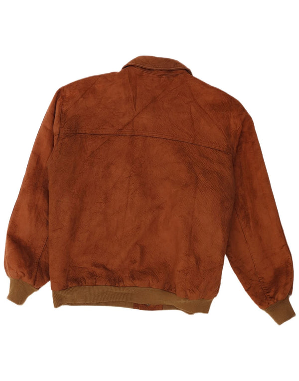 Ανδρικό σουέντ μπουφάν Alta Moda UK 42 XL Brown