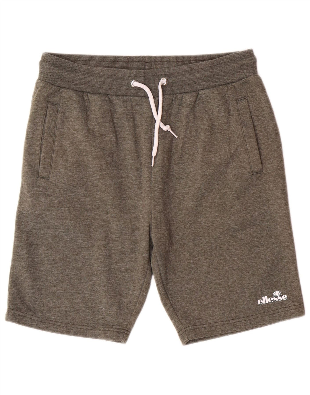 Ανδρικό αθλητικό σορτς Ellesse από μεσαίο χακί βαμβακερό