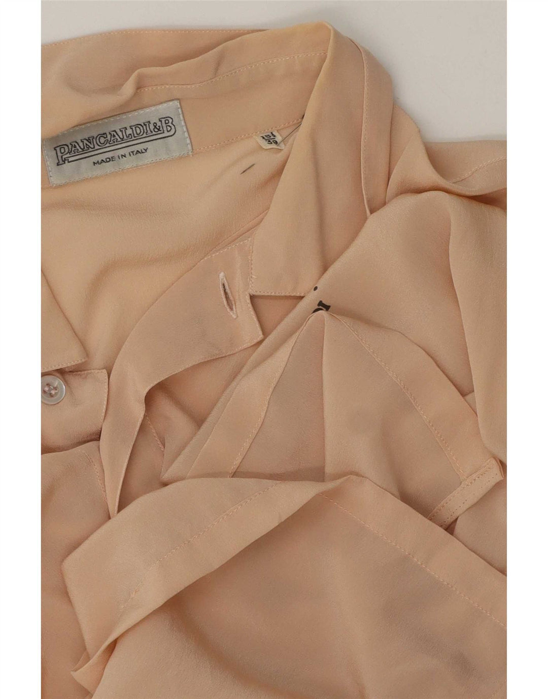 Pancaldi & B Ανδρικό κοντομάνικο πουκάμισο 15 1/2 39 Medium Beige