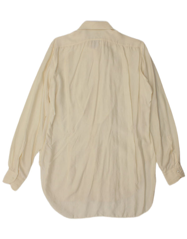 Caleffi Mens Shirt Size 39 Medium Off White