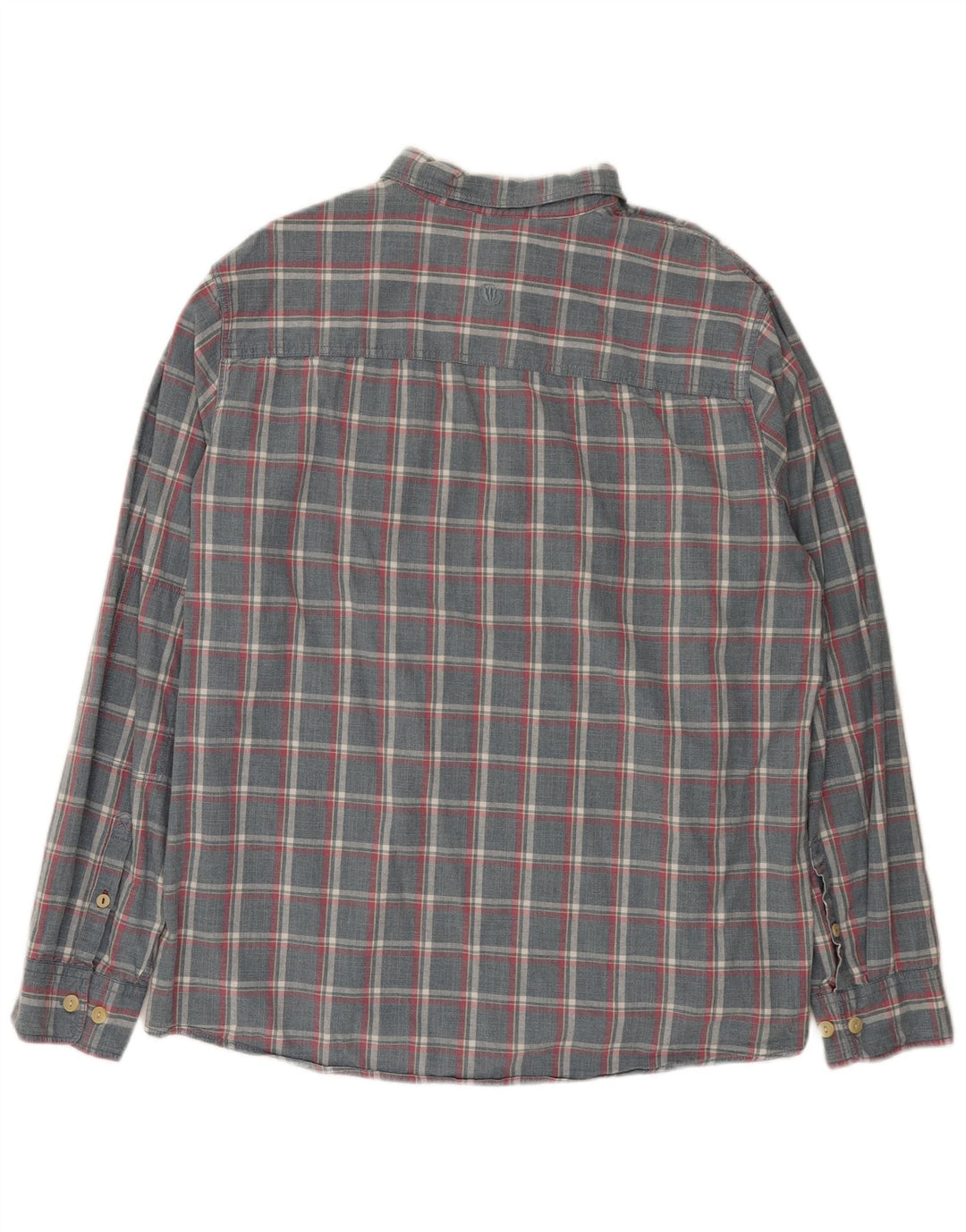 Fat Face Ανδρικό πουκάμισο Regular Fit 2XL Γκρι καρό βαμβακερό