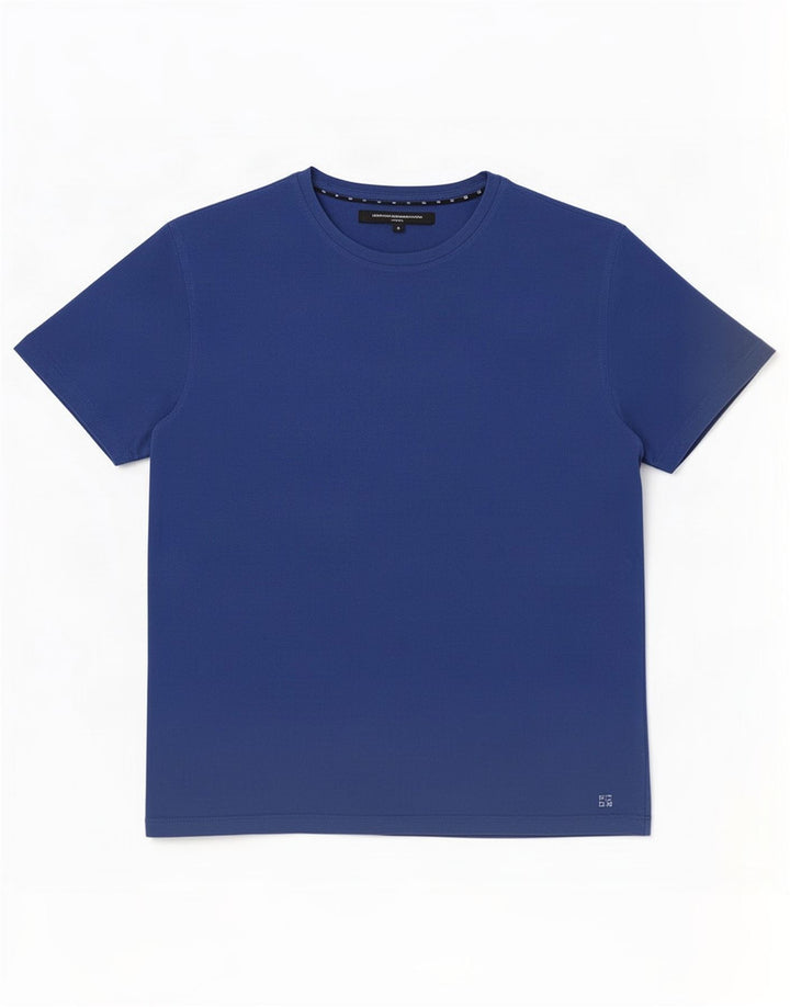 French Connection Ανδρικό T-Shirt Top Μεσαίο Μπλε Βαμβακερό