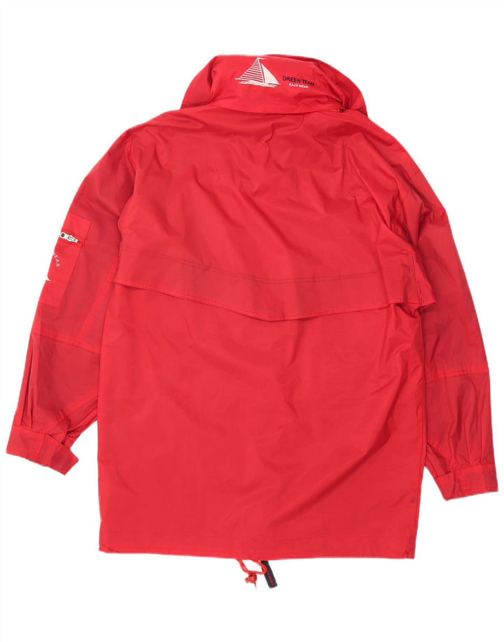 Ανδρικό Windbreaker Jacket VINTAGE UK 38 Medium Red Polyamide