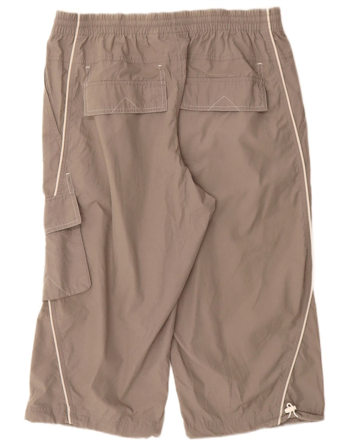 Παντελόνι αθλητικής φόρμας Adidas Ανδρικό Capri Cargo Μεσαίο γκρι πολυεστέρα