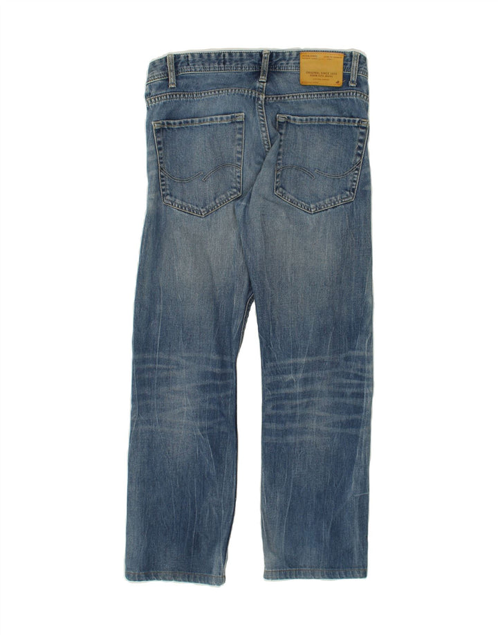 JACK & JONES Mens Rick Comfort Fit Straight Jeans W31 L28 Blue Cotton | Vintage Jack & Jones | Thrift | Second-Hand Jack & Jones | Used Clothing | Messina Hembry 
