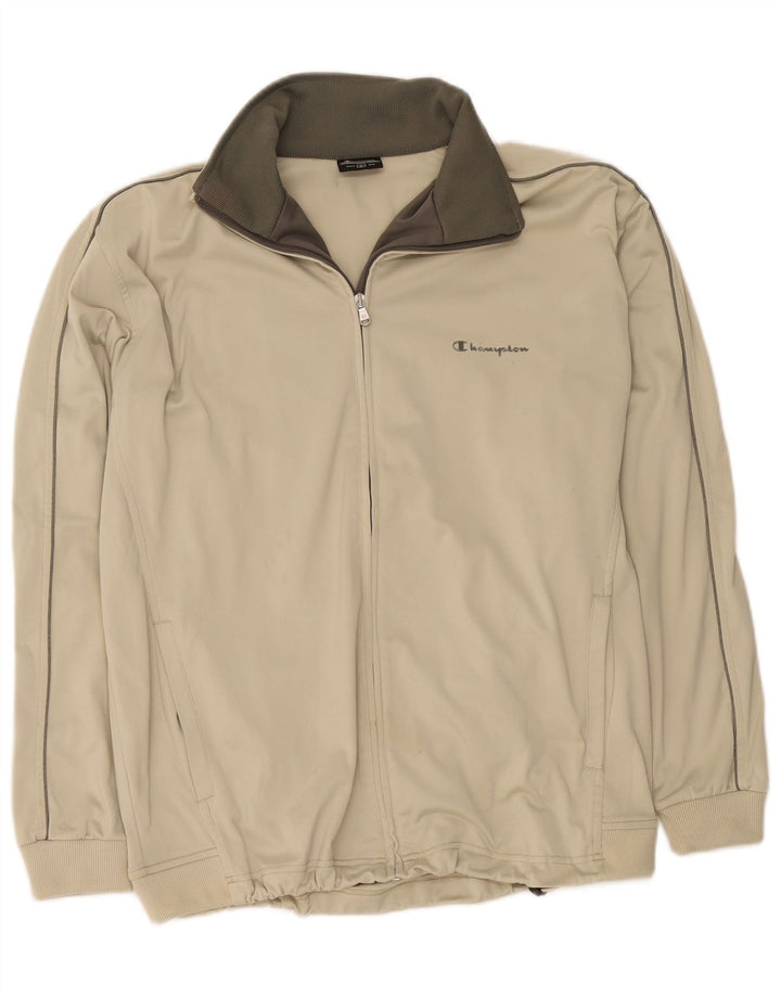 Ανδρική αθλητική φόρμα Champion Top Jacket Μεσαίου πράσινου πολυεστέρα